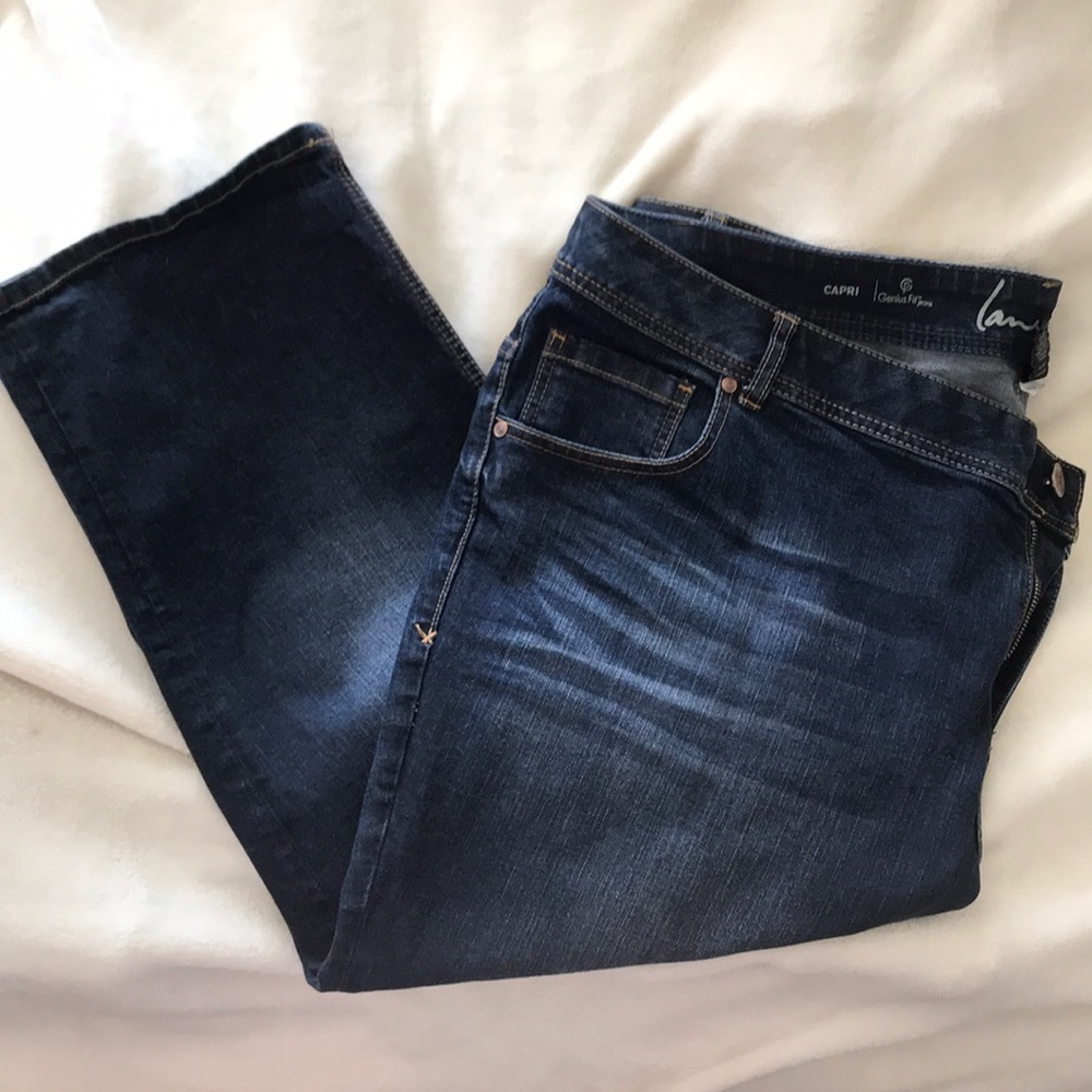 Lane Bryant Denim Genius Fit Capri